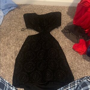 Princess Polly Black Strapless Dress